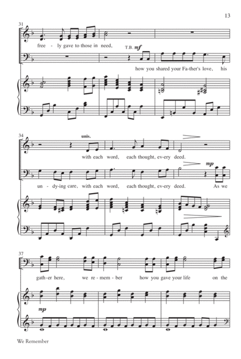 We Remember Calvary (SATB) image number null