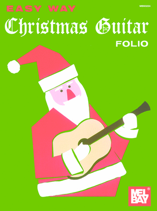 Book cover for Easy Way Christmas Guitar Folio