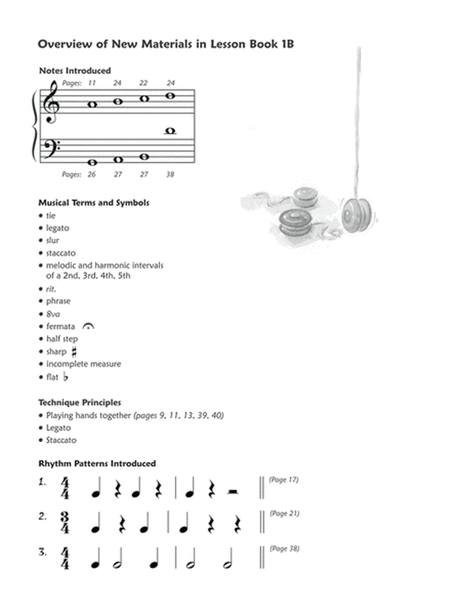 Premier Piano Course Lesson Book, Book 1B image number null