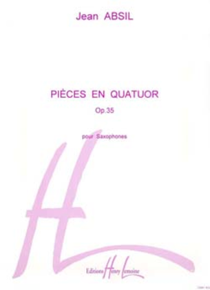 Book cover for Pieces en quatuor Op. 35