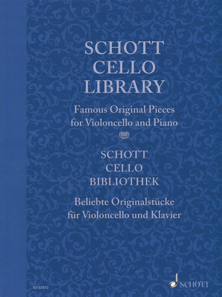 Book cover for Schott Cello Library