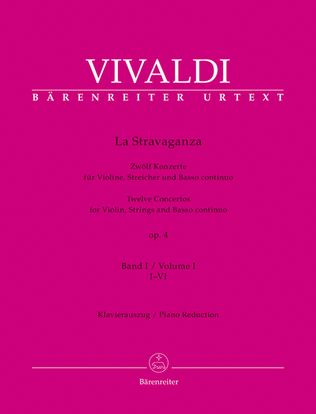 Book cover for La Stravaganza, op. 4