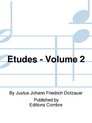 Book cover for Etudes - Volume 2