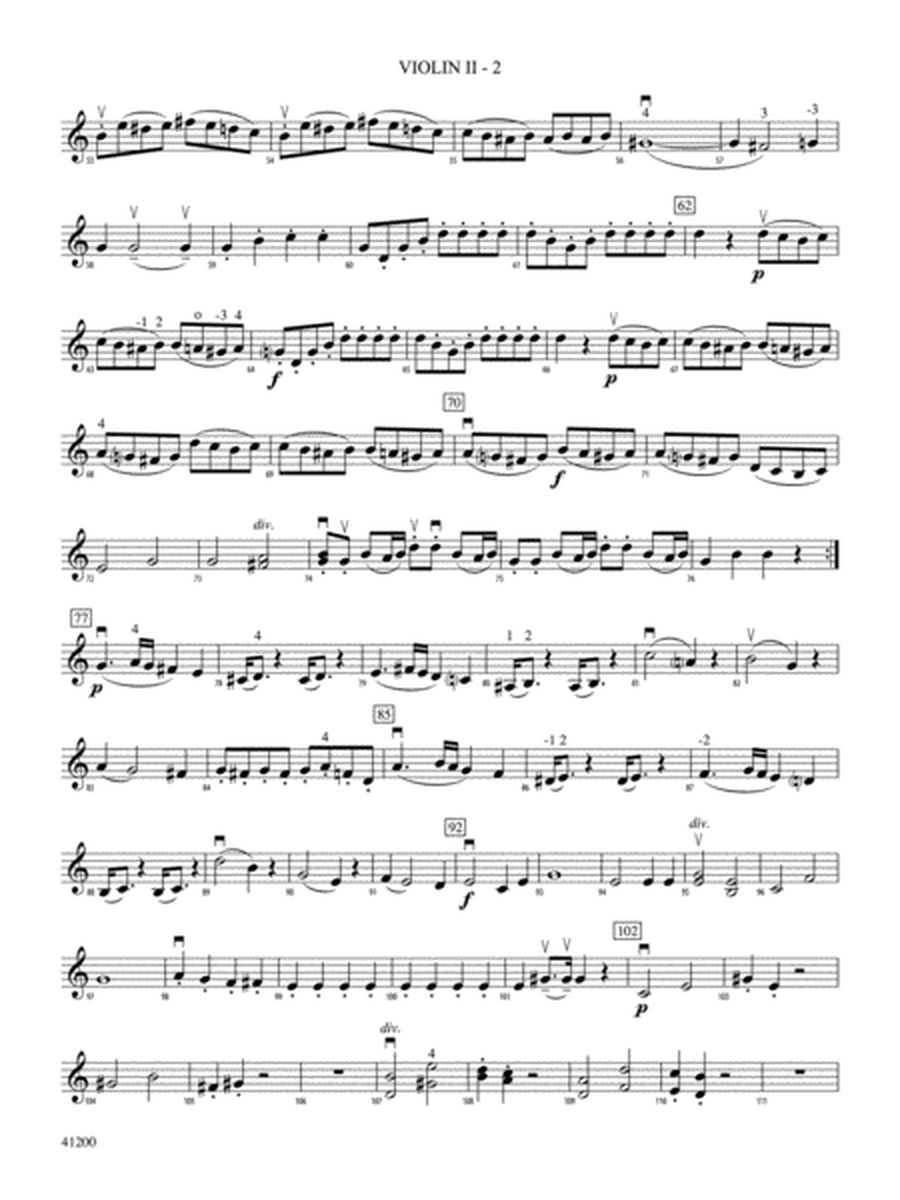 Allegro Molto: 2nd Violin