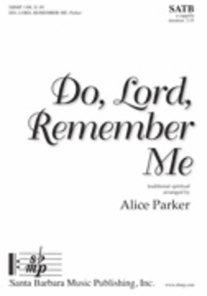 Book cover for Do, Lord, Remember Me - SATB Octavo