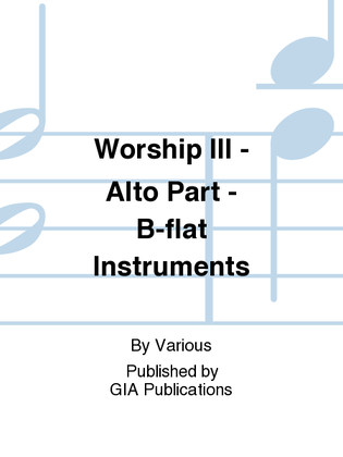 Book cover for Worship, Third Edition - Alto Part, B-flat Instruments