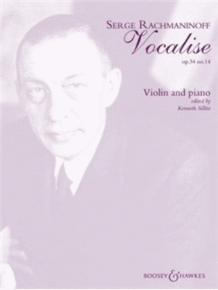 Book cover for Vocalise Op. 34, No. 14