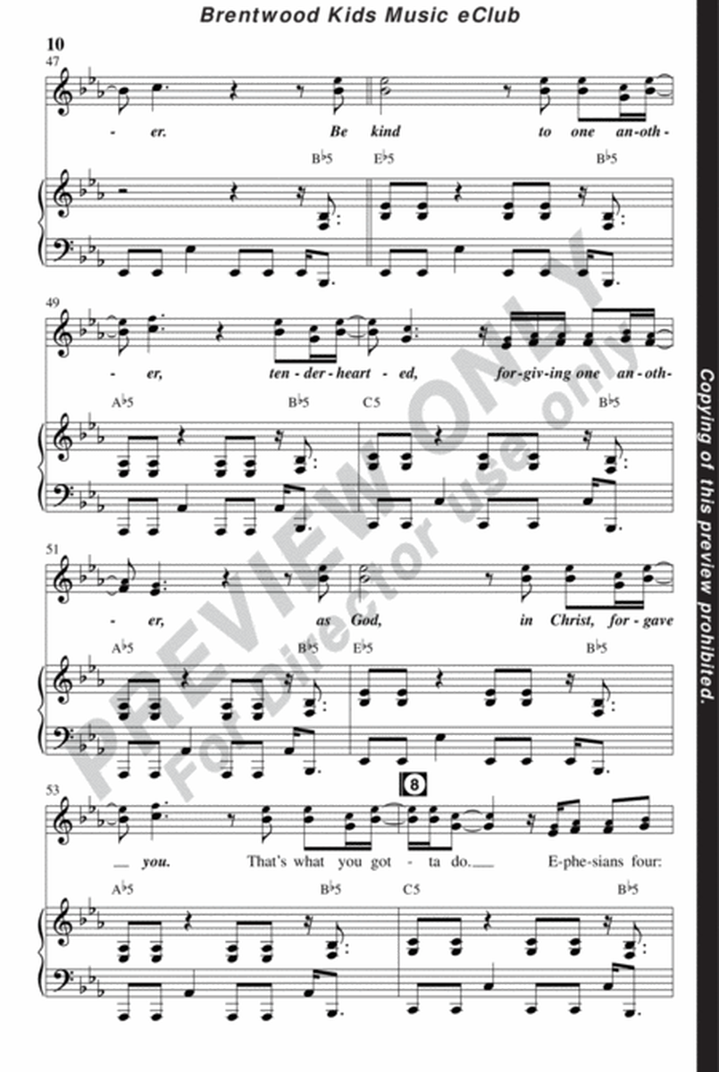 K-tuneZ Scripture Songs For Kids - Choral Book image number null