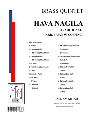 HAVA NAGILA – BRASS QUINTET