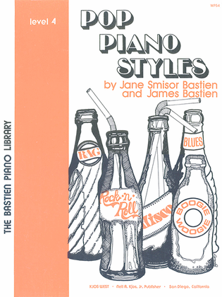 Book cover for Pop Piano Styles, Level 4