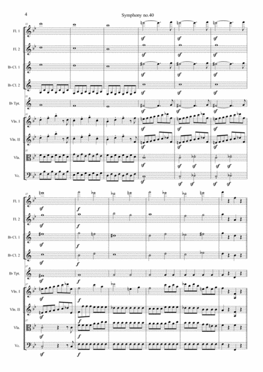 Symphony No. 40 in G minor, K. 550 Movement I