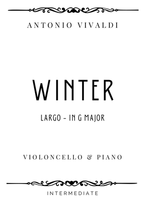 Book cover for Vivaldi - Largo from Winter (The Four Seasons) in G Major - Intermediate