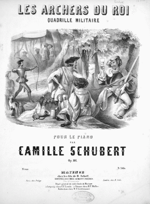 Book cover for Les Archers Du Roi. Quadrille Militaire