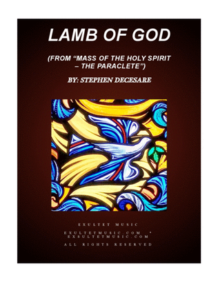 Book cover for Lamb Of God (from "Mass of the Holy Spirit - the Paraclete")