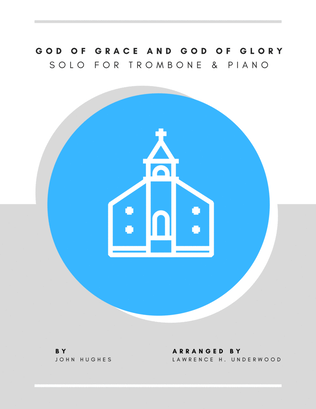 Book cover for God of Grace and God of Glory for Trombone
