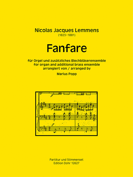 Fanfare (für Orgel mit hinzukomponiertem Blechbläsersatz)