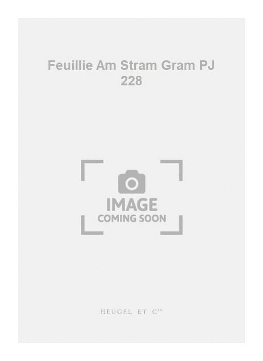 Feuillie Am Stram Gram PJ 228