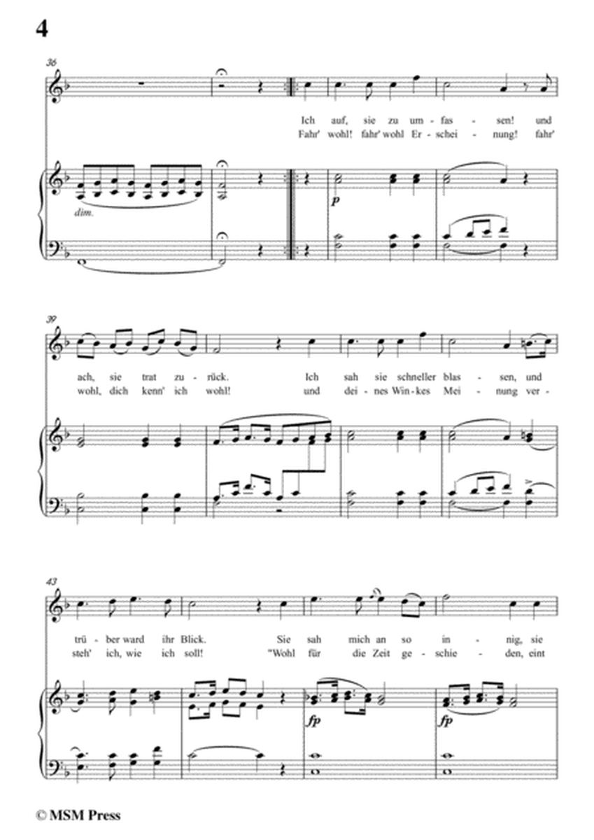 Schubert-Die Erscheinung,Op.108 No.3,in F Major,for Voice&Piano image number null