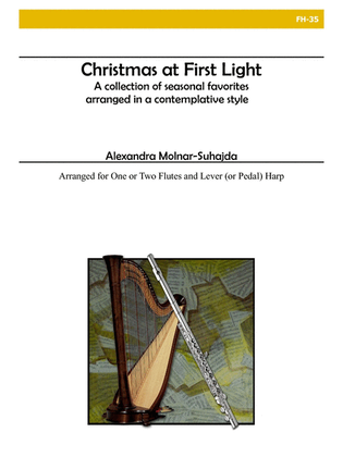 Book cover for Christmas at First Light for Flute(s) and Harp