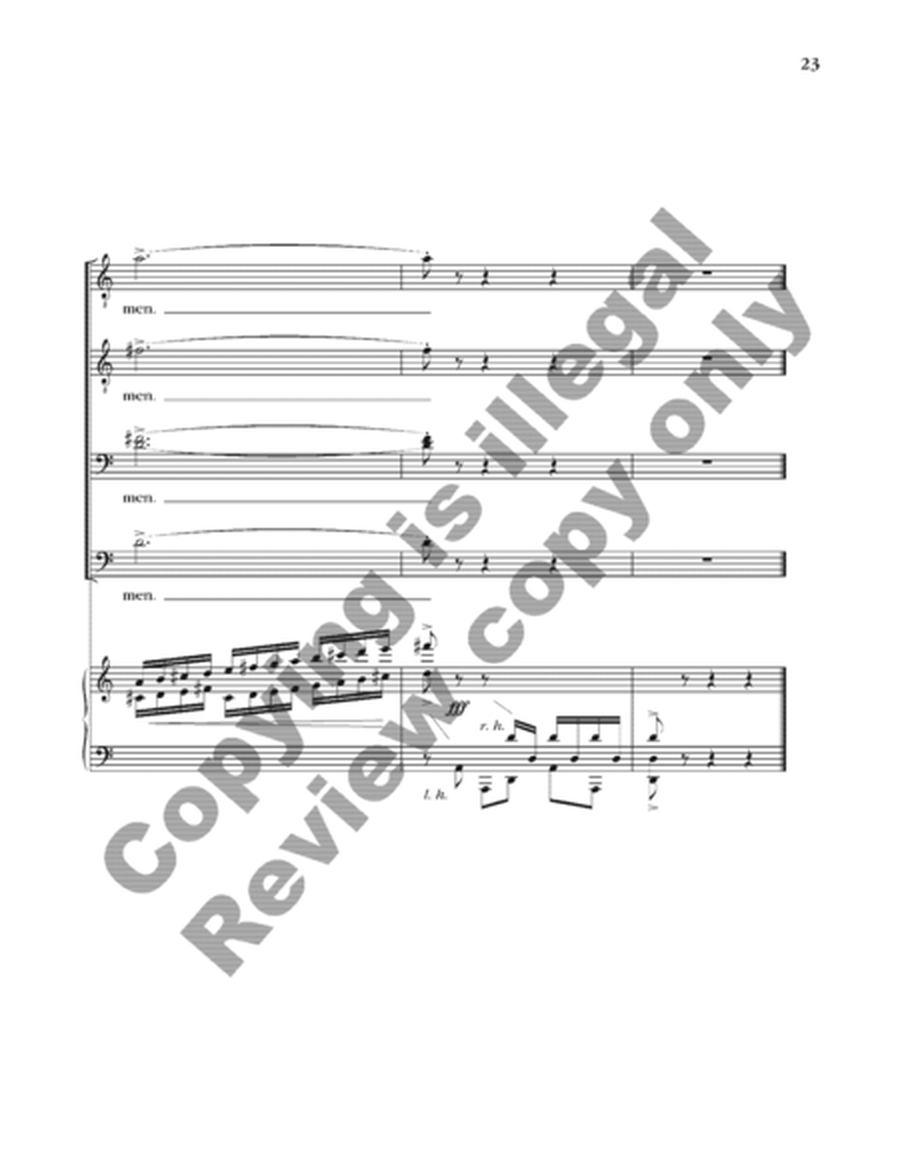 Gloria (Choral Score) image number null