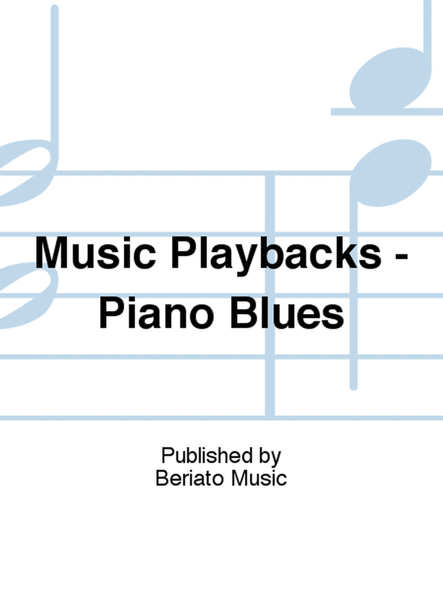 Music Playbacks - Piano Blues