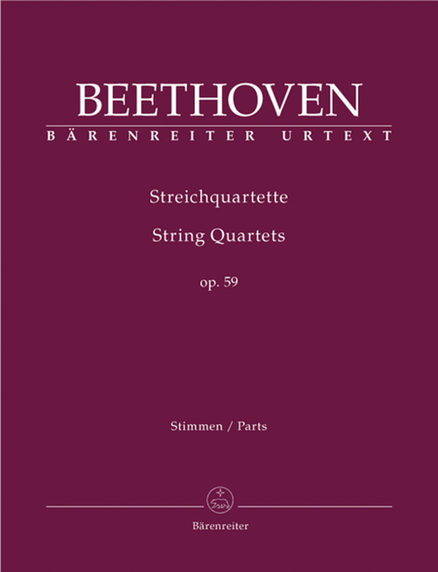 String Quartets, op. 59