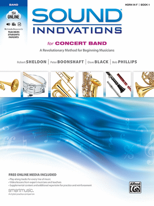 Book cover for Sound Innovations for Concert Band, Book 1