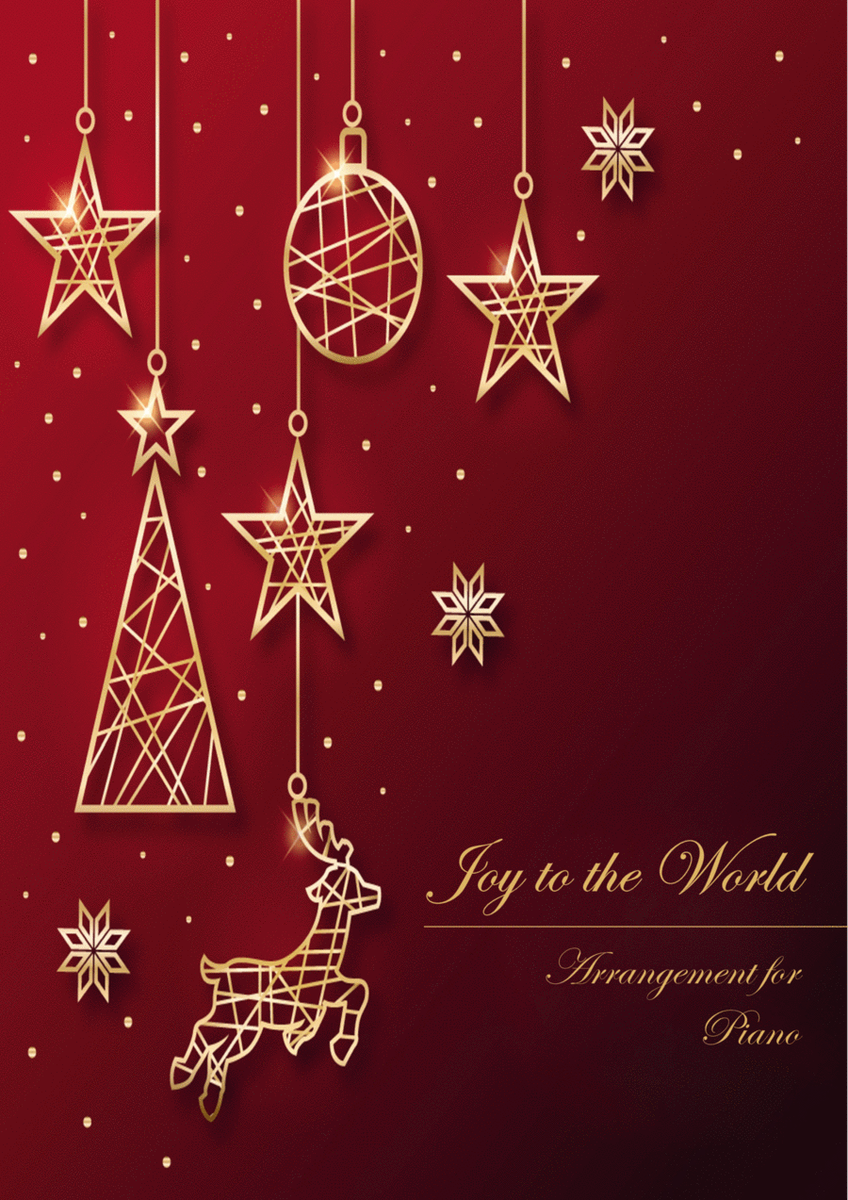 Joy to the World (Händel) - For piano and choir image number null