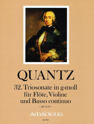 Book cover for Trio Sonata No. 32 in G Minor QV2:34