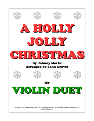 Book cover for A Holly Jolly Christmas