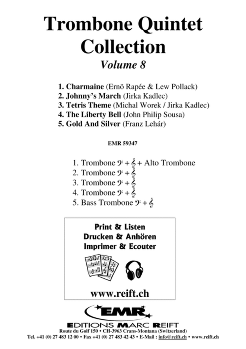 Trombone Quintet Collection Volume 8 image number null