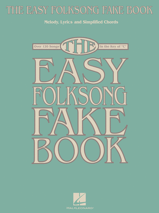 Book cover for The Easy Folksong Fake Book