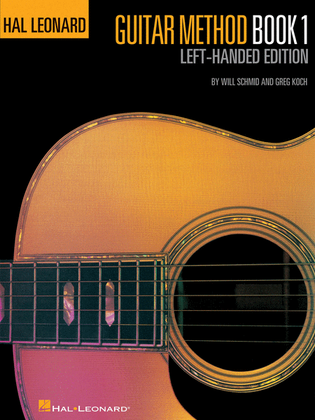 Book cover for Hal Leonard Guitar Method, Book 1 - Left-Handed Edition