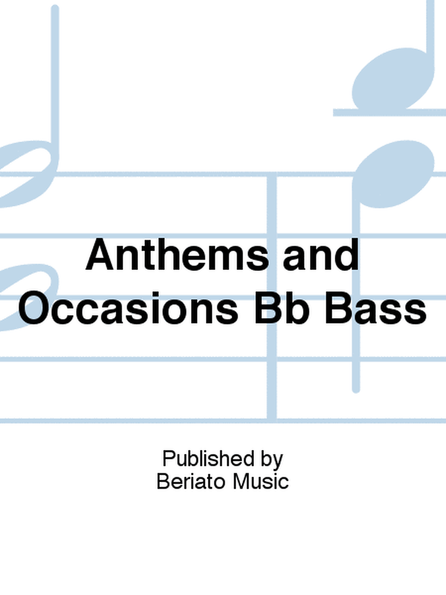 Anthems and Occasions Bb Bass