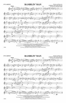 Ramblin' Man: 1st B-flat Clarinet