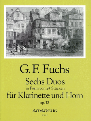 Book cover for 6 Duos consisting of 24 pieces op. 24