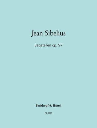 Book cover for Bagatelles Op. 97