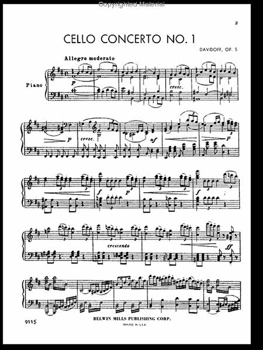 Cello Concerto No. 1