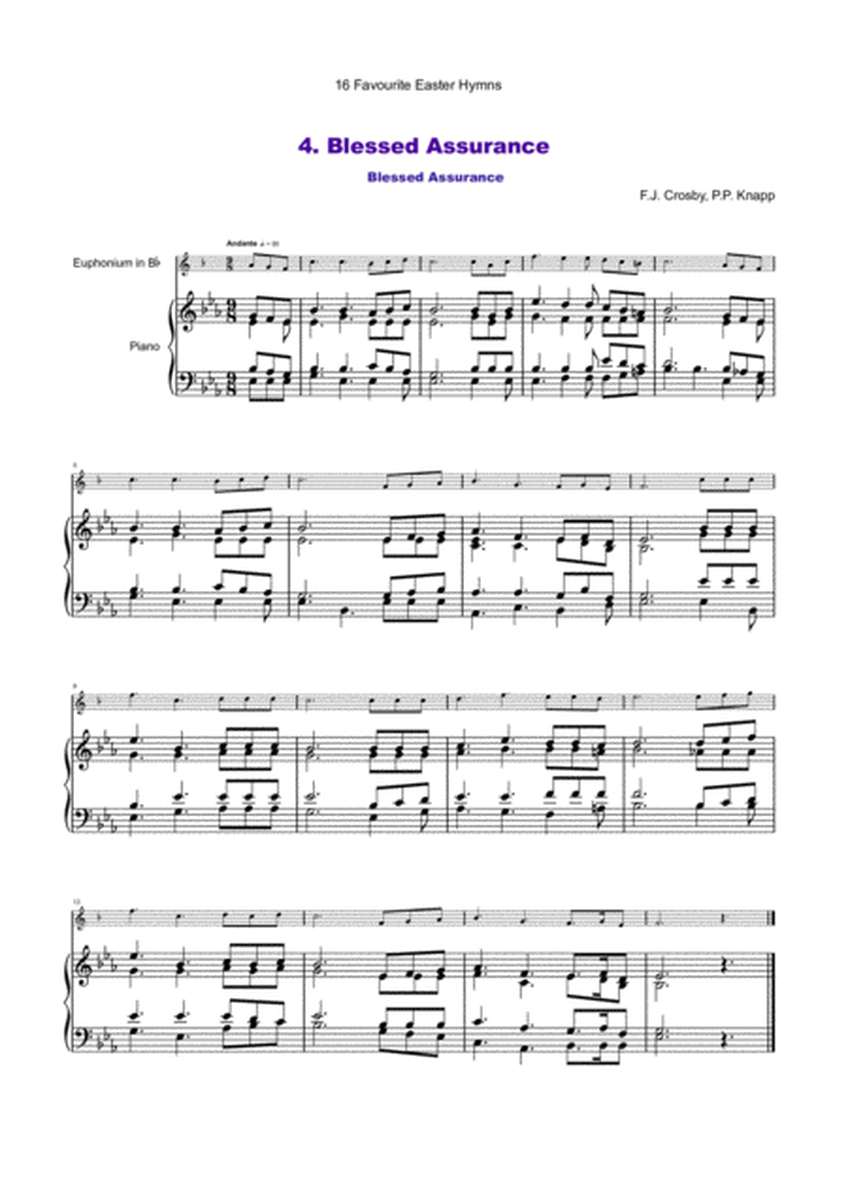 16 Favourite Easter Hymns for Solo Euphonium and Piano