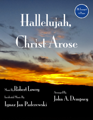 Book cover for He Arose (Trumpet and Piano)