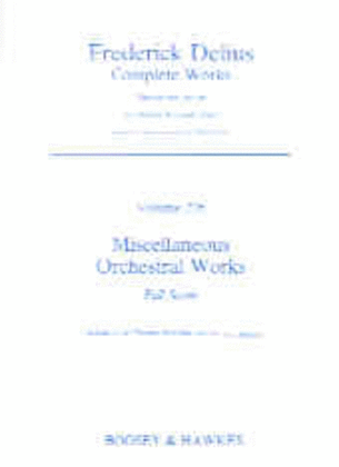 Book cover for Orchestral Works