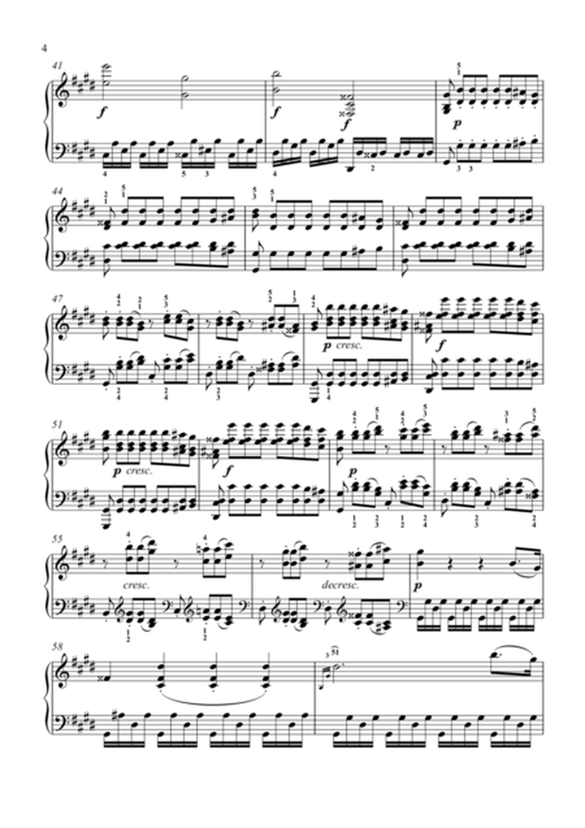 Moonlight sonata the 3rd movement