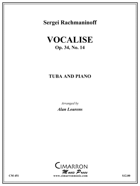 Vocalise, Op. 34 No. 14