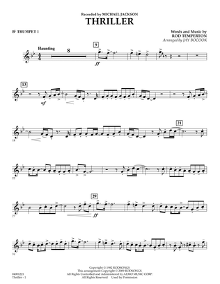 Thriller - Bb Trumpet 1