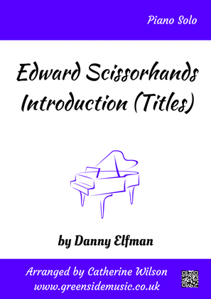Book cover for Edward Scissorhands Introduction (titles)