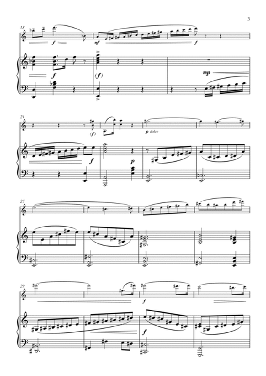 Ethel Barns - Valse Caprice for violin and piano (score and violin part)