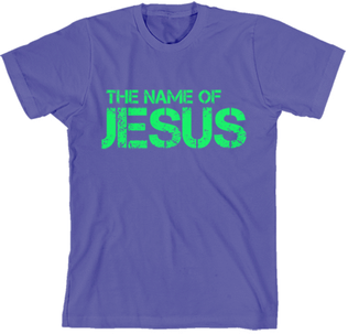Book cover for The Name of Jesus - T-Shirt - Adult Large