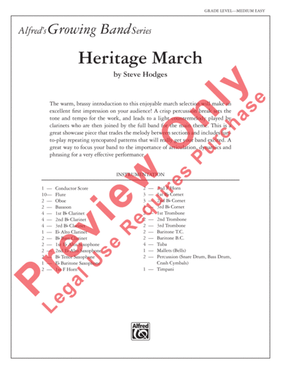 Heritage March