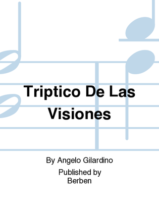 Book cover for Triptico De Las Visiones