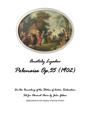 Book cover for Lyadov Polonaise for Clarinet Choir
